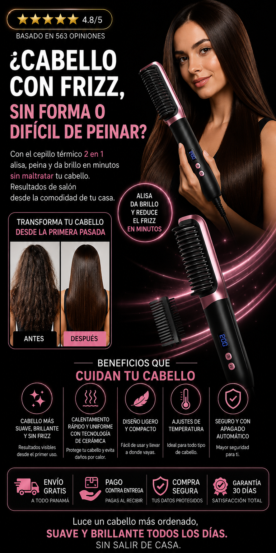 PEINE ELECTRICO CERAMICO